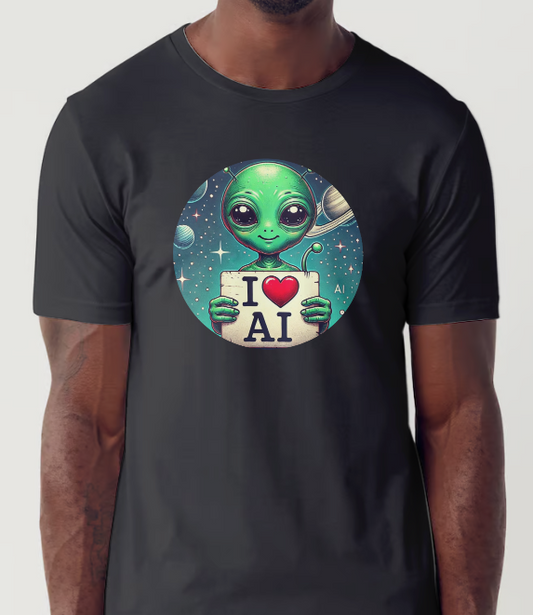 I Love AI Alien